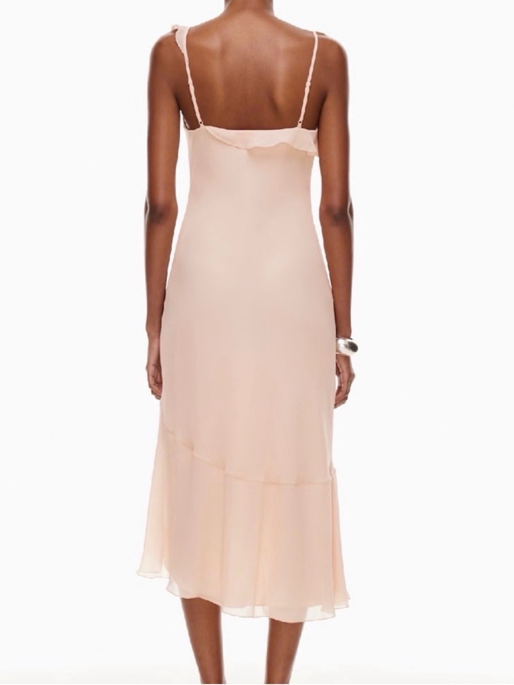 Aritzia Blush Pink Engage Midi Dress - Wedding Guest Dress - Picture 3 of 3